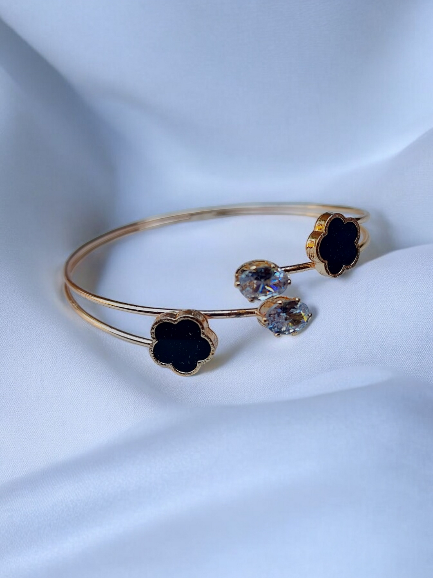 gold flower bracelet,flower gold bracelet,flower bead bracelet,bracelet with flowers