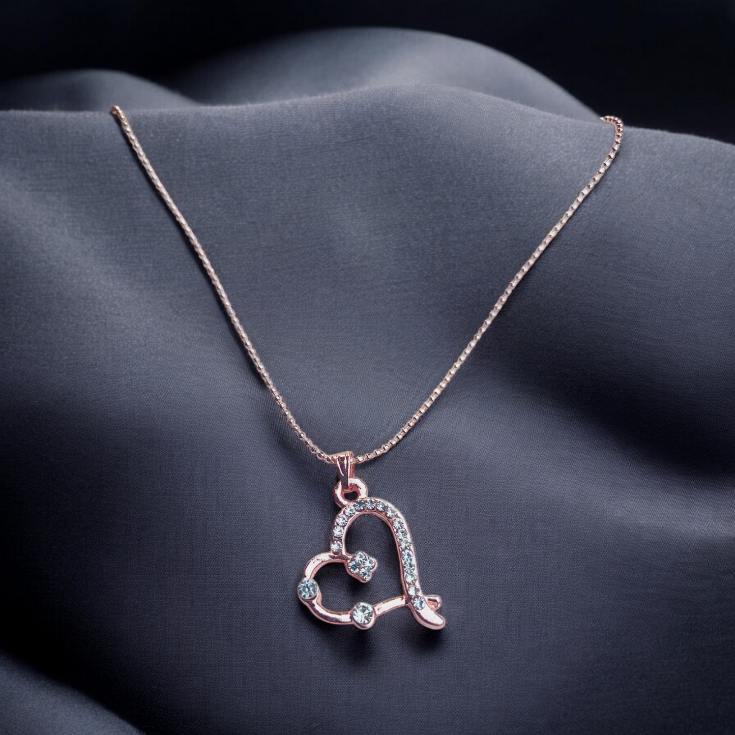 Complete Heart Combo: Pendant, Bracelet, Earring & Necklace