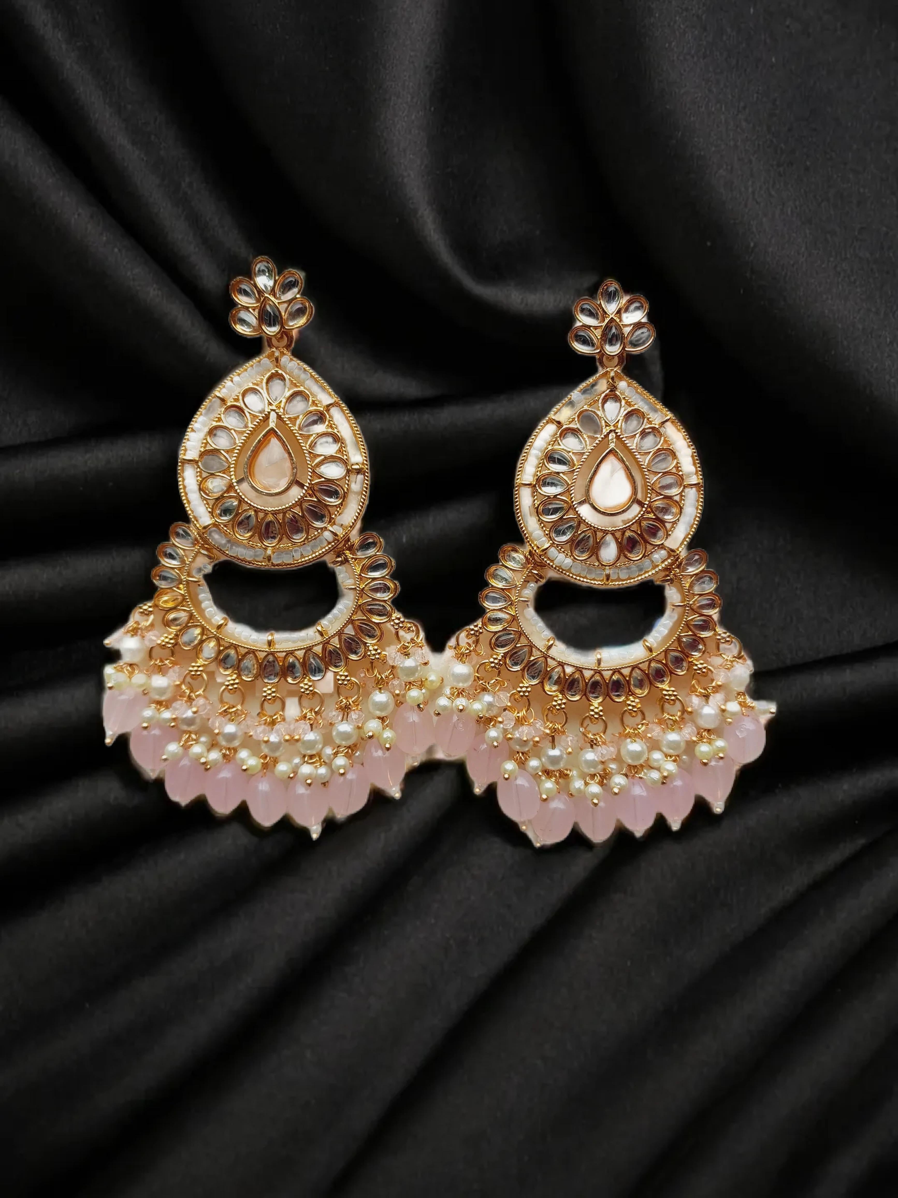 pink wedding jhumka,pink jhumka earrings,earrings pink jhumka,jhumka earrings pink,light pink jhumka