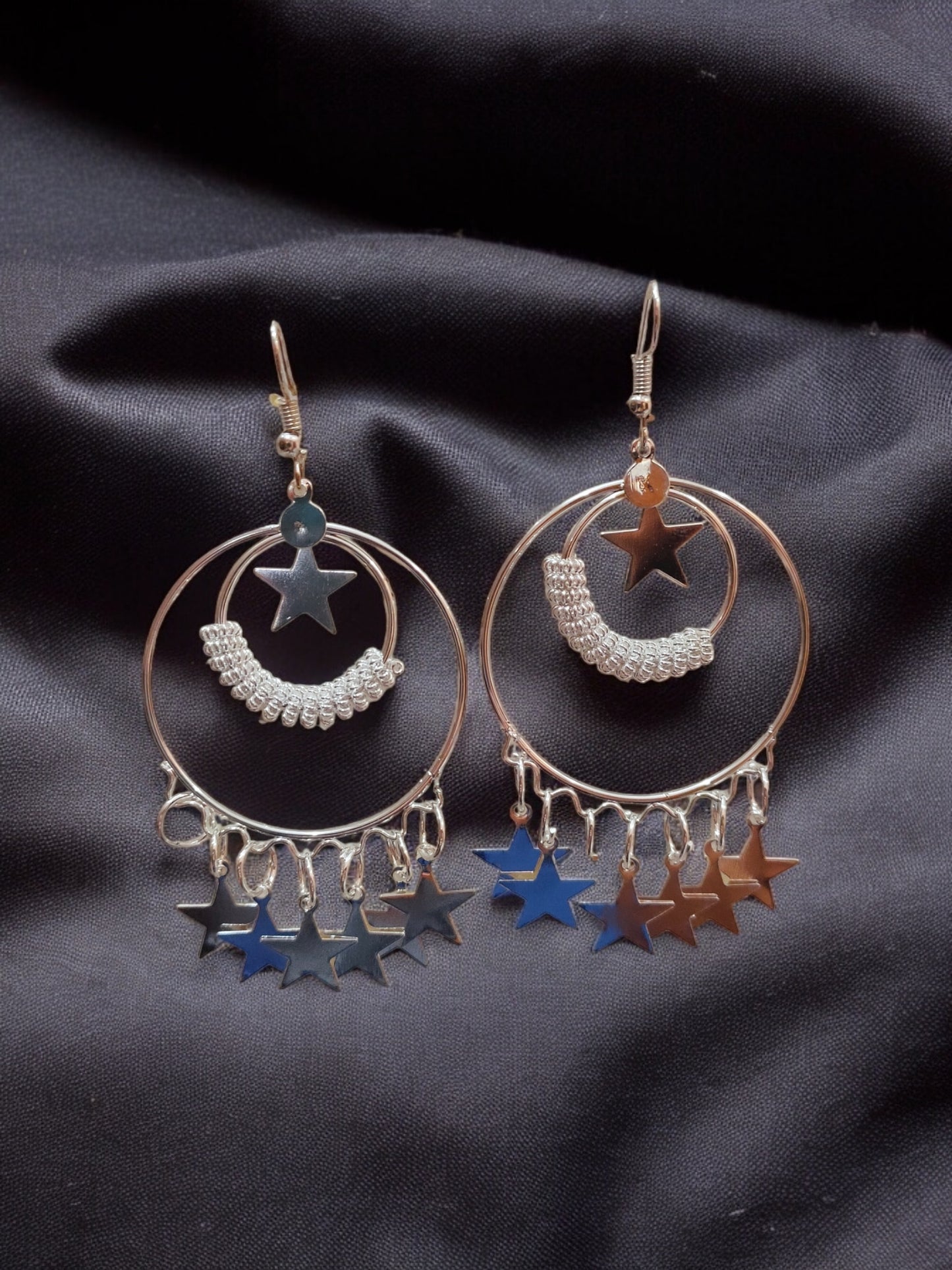 Ornafy Combo Set of 4 Stylish Western Earring