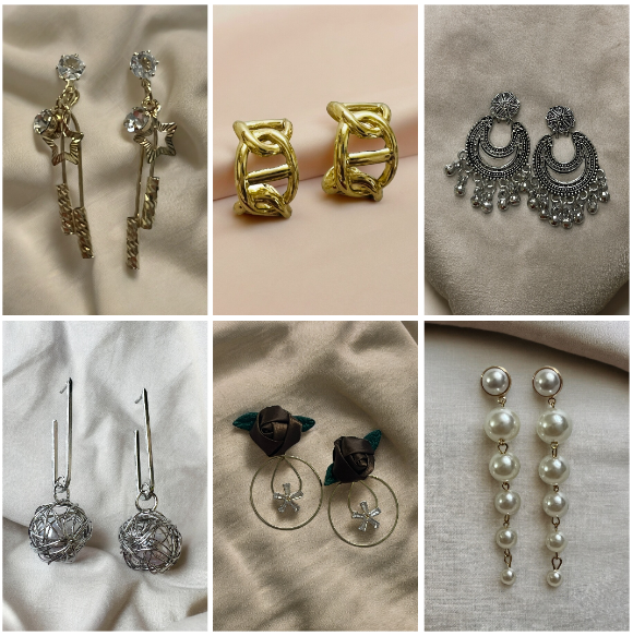 Ornafy Stylish Earring Combo : Transform Your Look Effortlessly